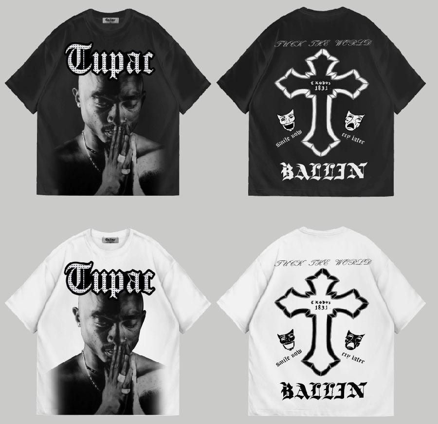 Rich Gang - Tupac Legend crop t shirt