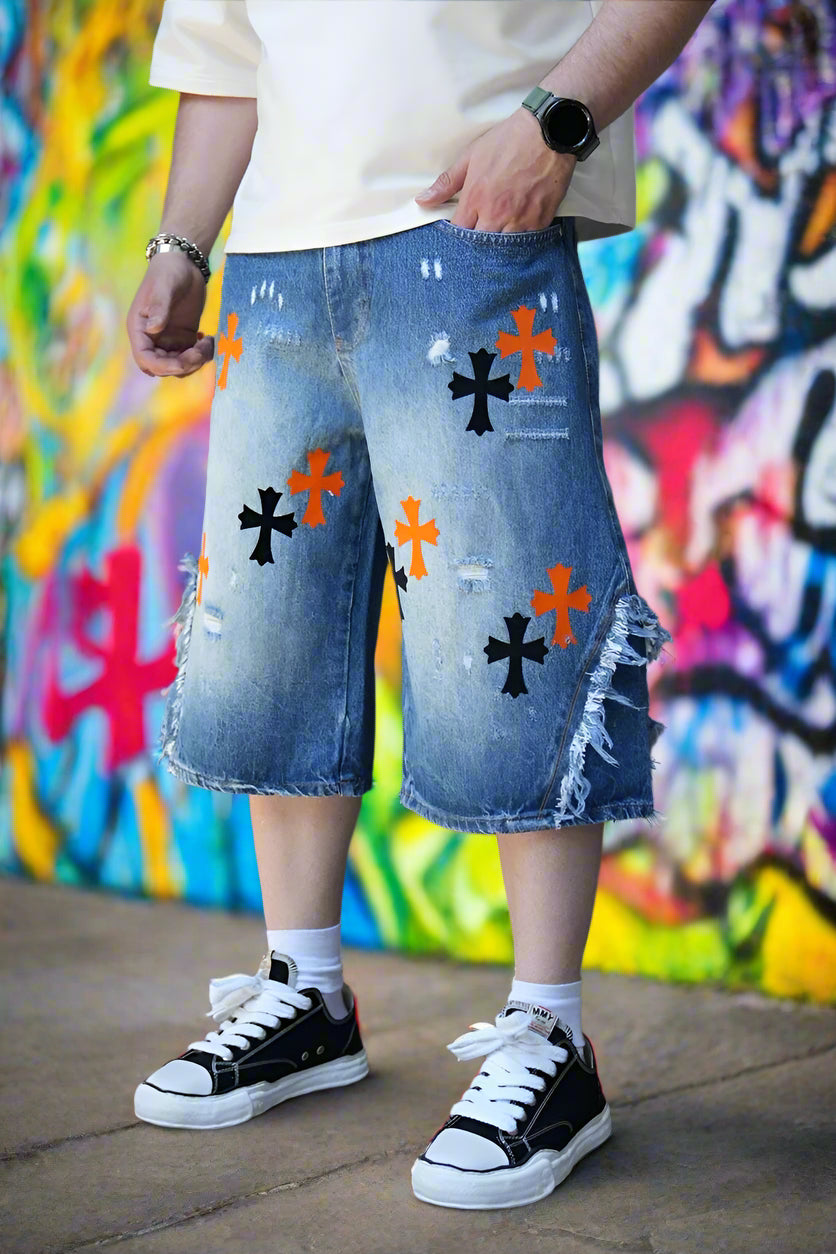 2Y Premium Urban Baggy Jeans Short