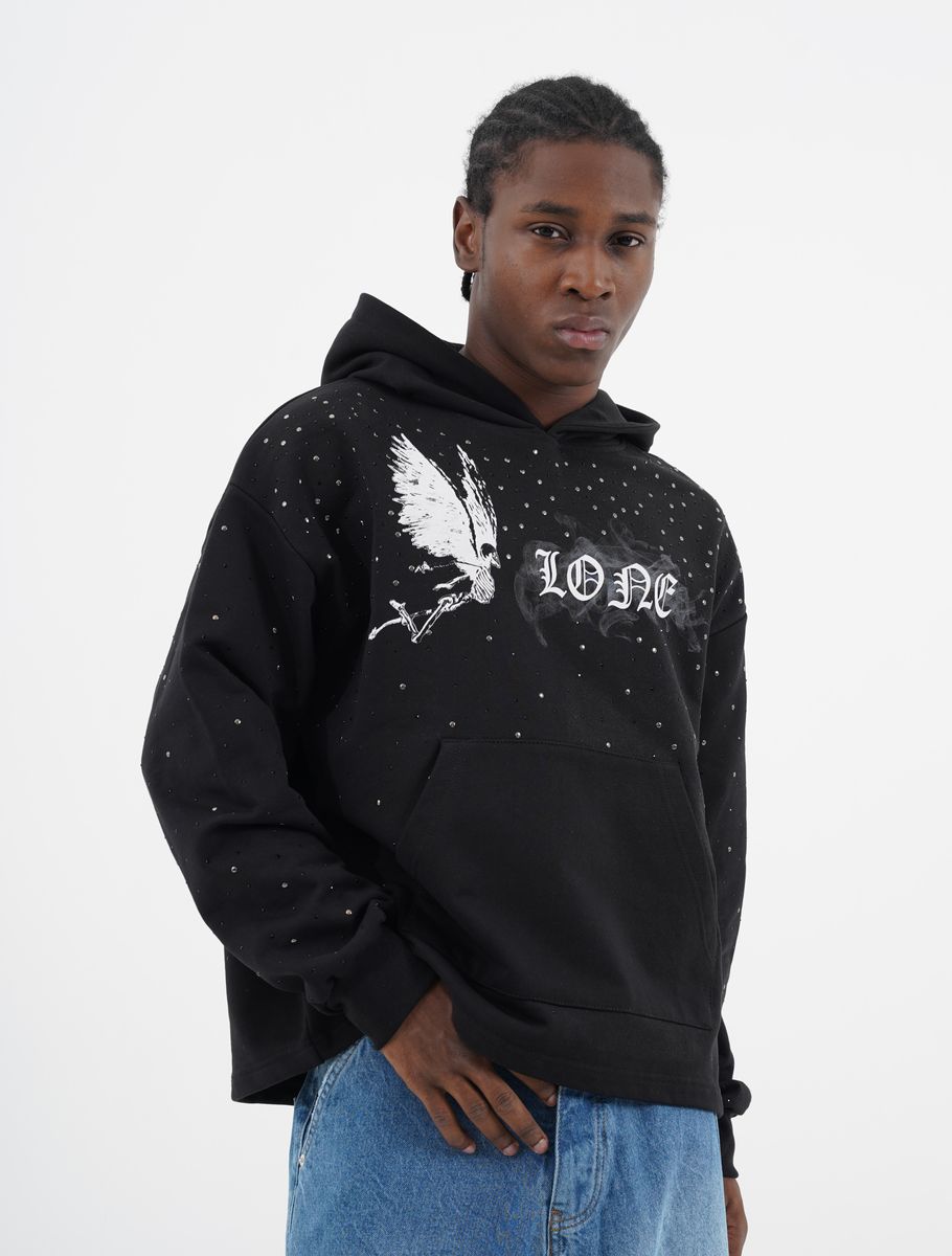 Rich Gang - VLONE SMOKE Crop Hoodie