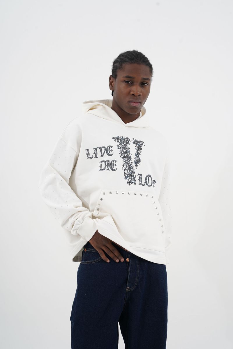 Rich Gang - Vlone Live Crop Hoodie