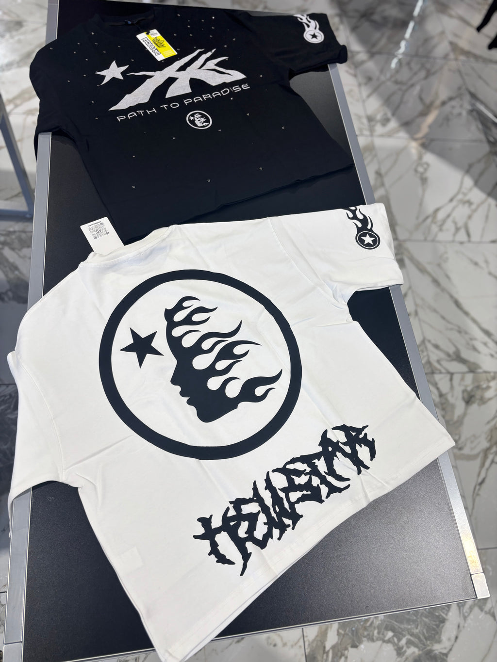 Rich Gang HellStar Diamonds Crop Top T shirt