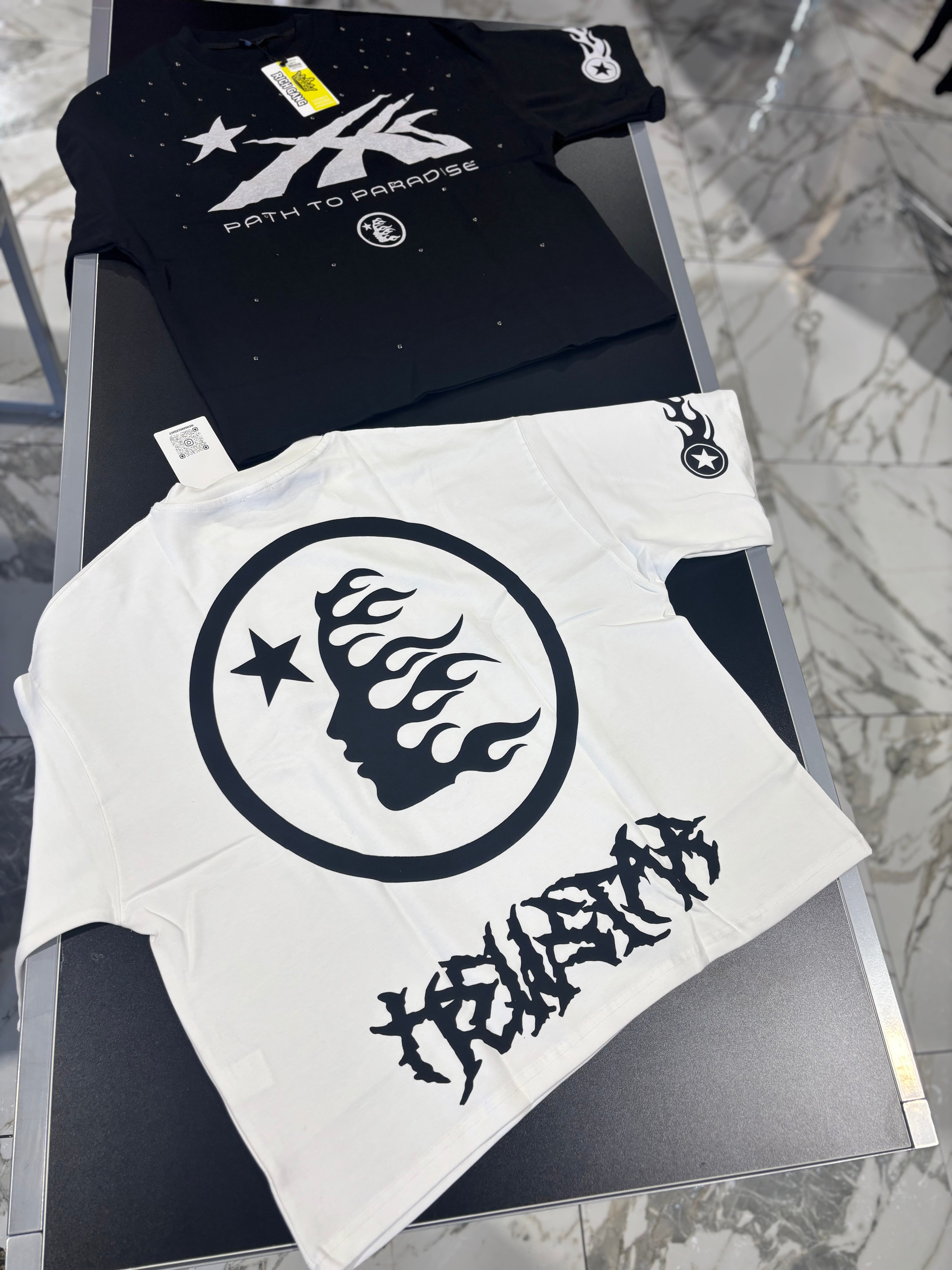 Rich Gang HellStar Diamonds Crop Top T shirt