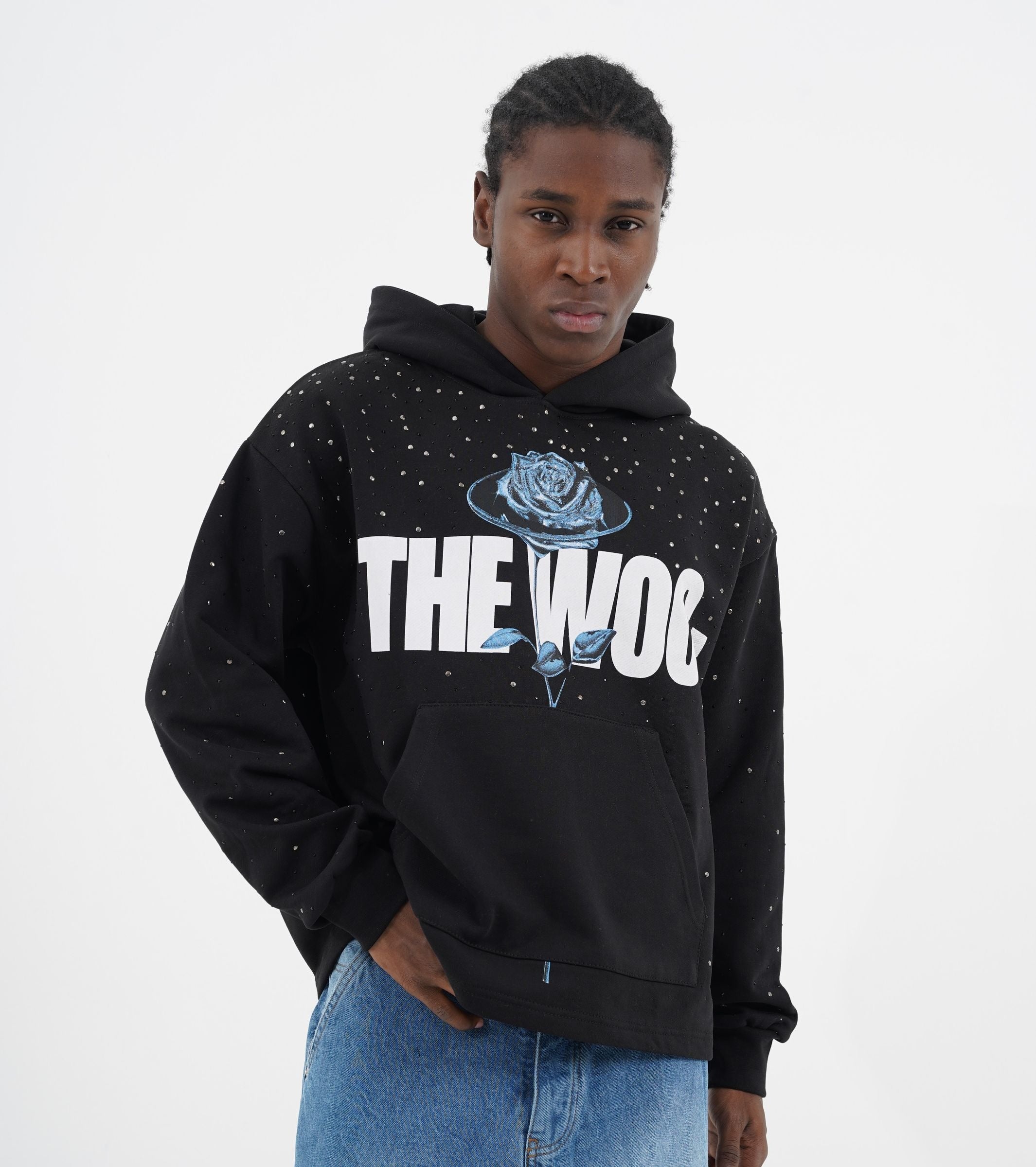 Rich Gang - The Woo Crop Hoodie
