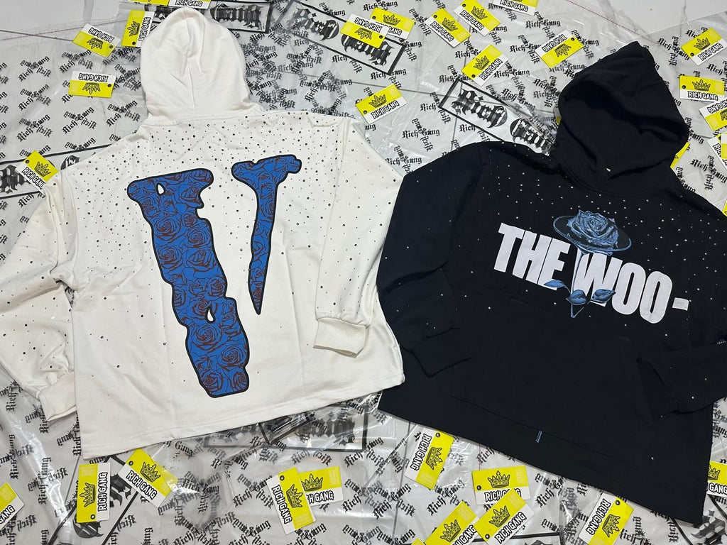 Rich Gang - The Woo Crop Hoodie