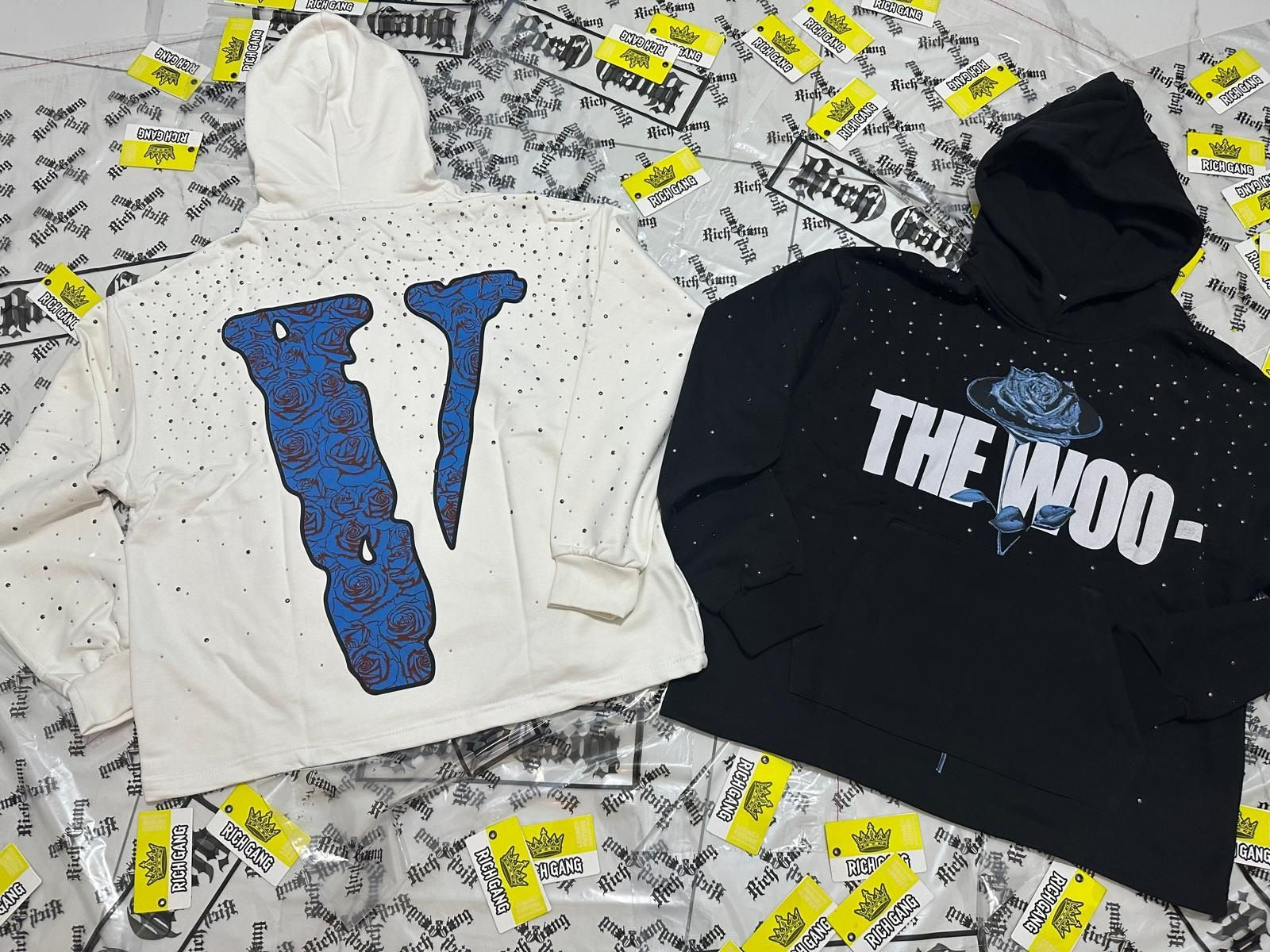Rich Gang - The Woo Crop Hoodie