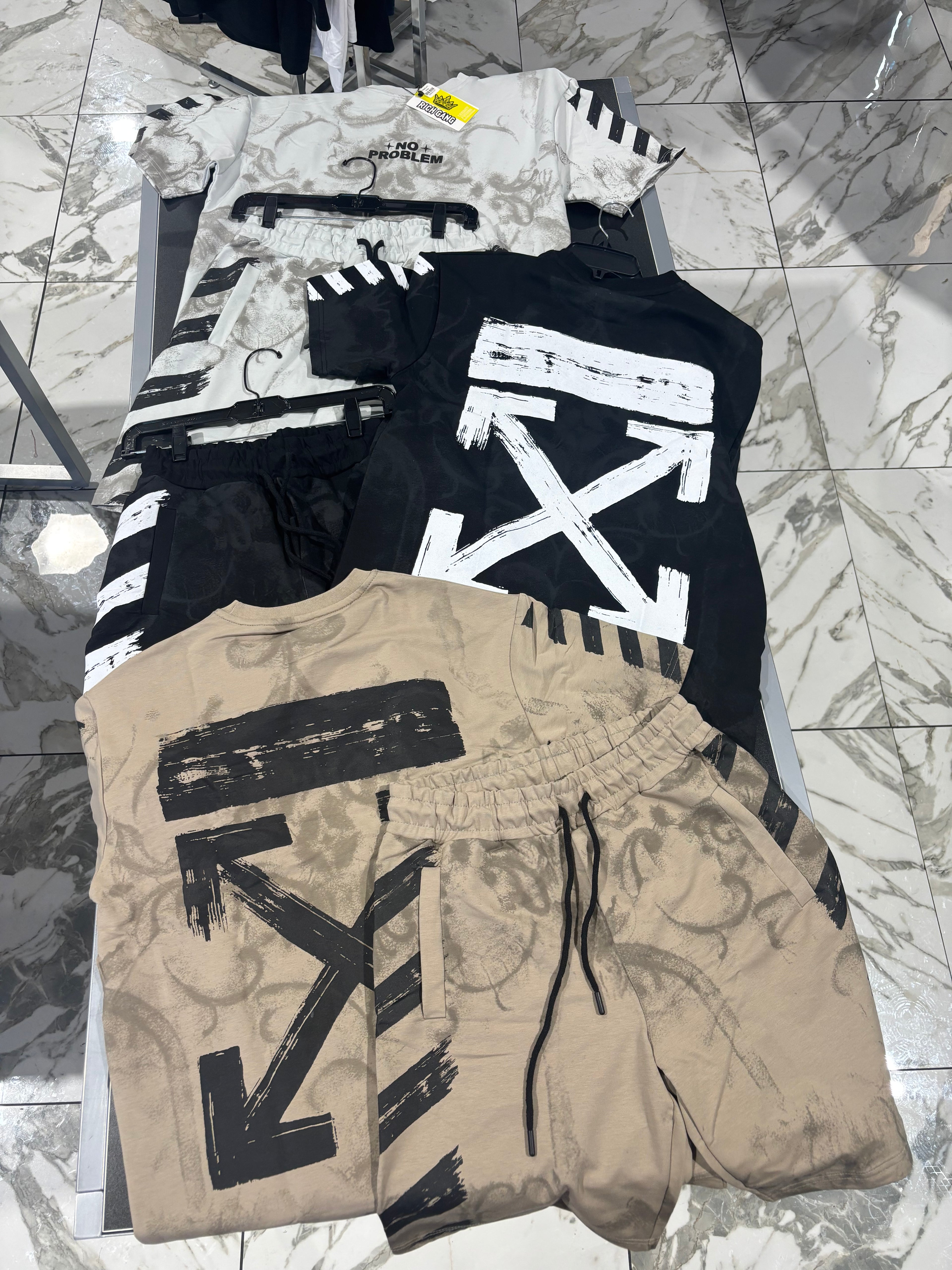 Rich Gang X On A Street SET shirt and shorts