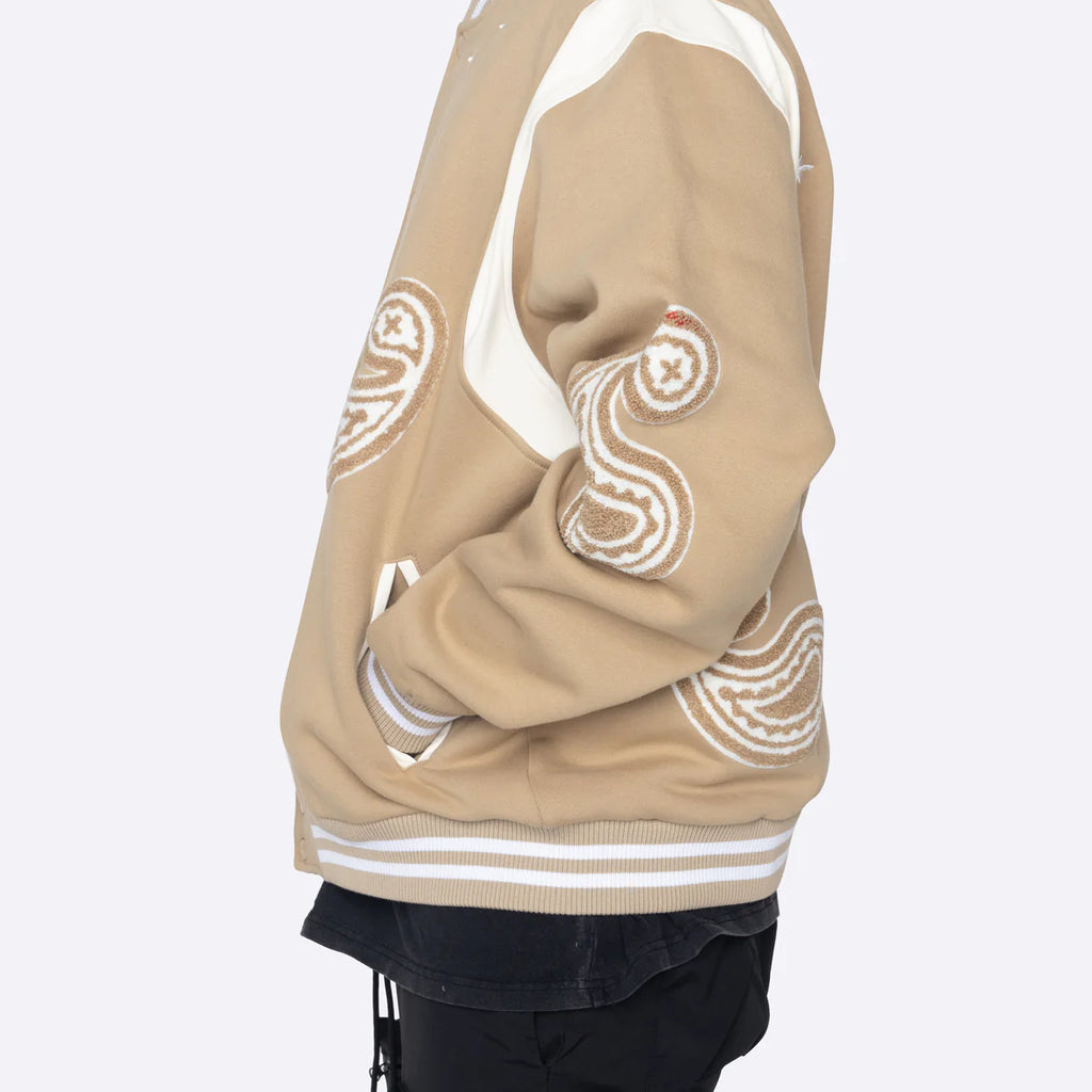 EPTM - bandana tapestry varsity jacket