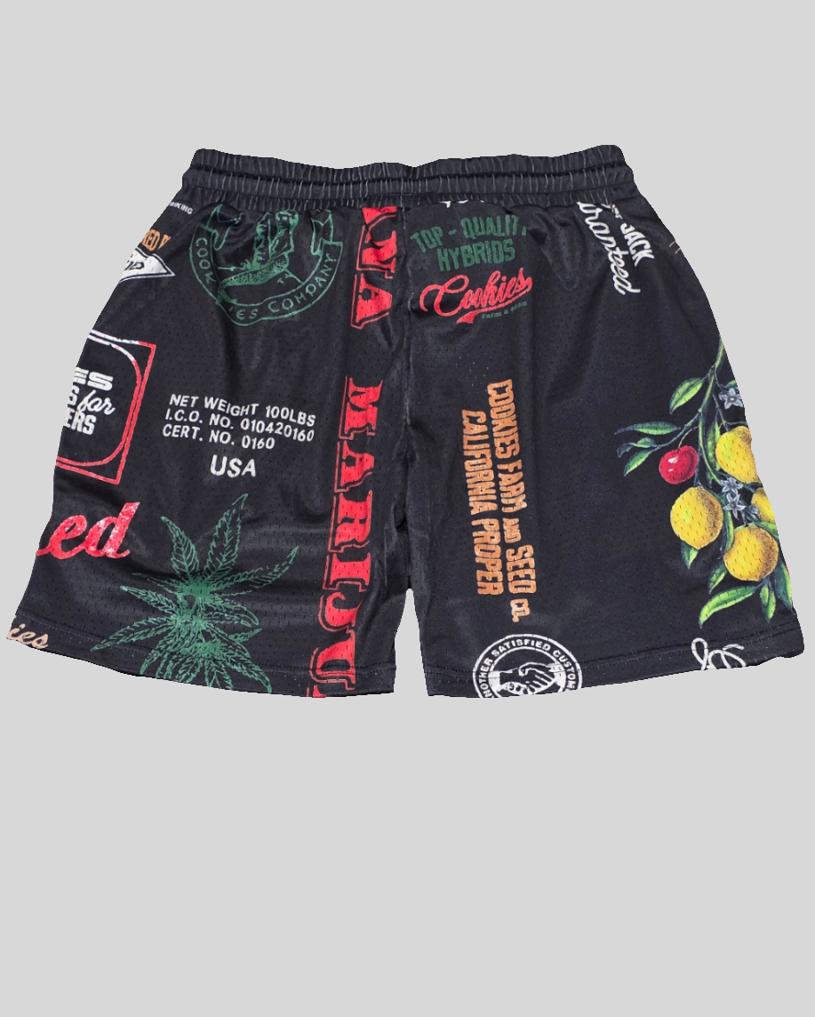 Cuban Link All Over Print Mesh Short
