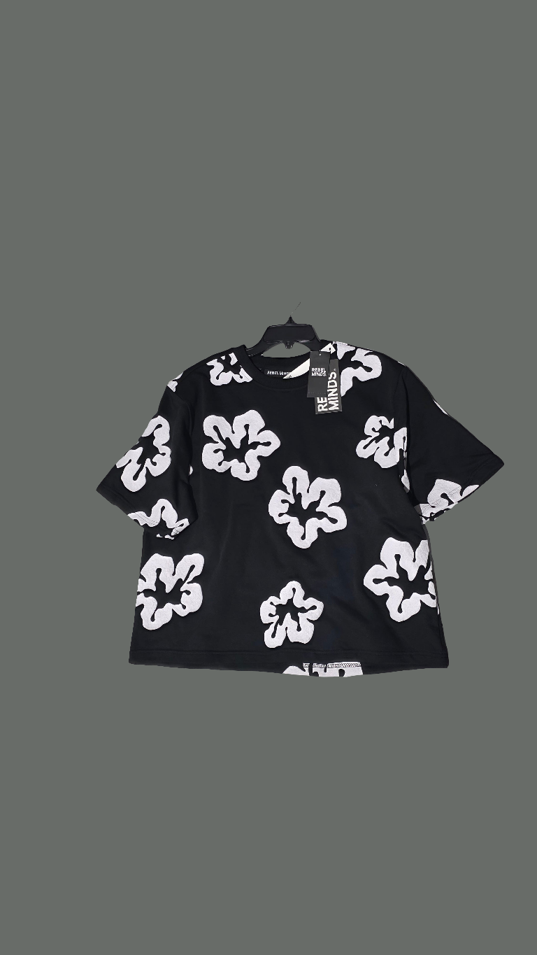 Rebel minds- Flower Oversized Tee set