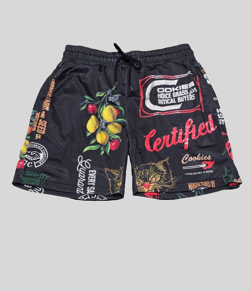 Cuban Link All Over Print Mesh Short