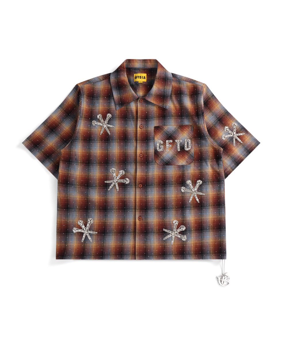 GFTDLA - Dagger Patch button shirt