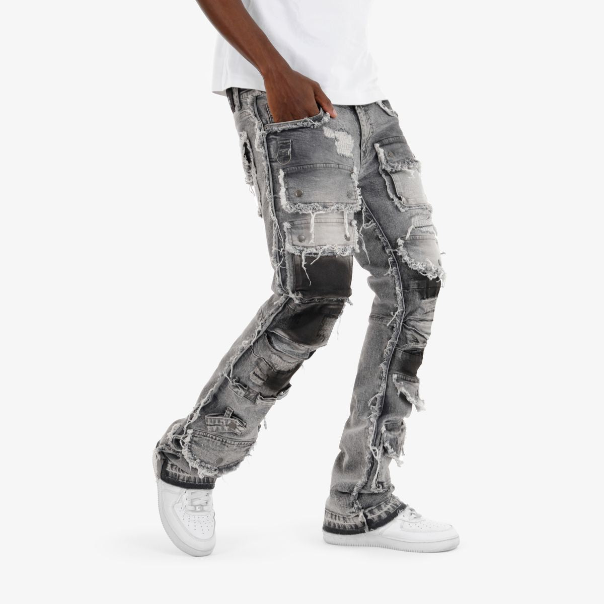 COPPER RIVET - JEANS - (513026-GY)