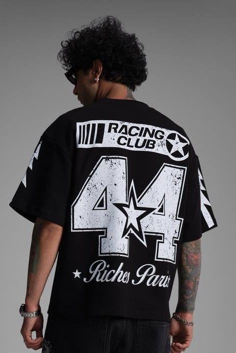 Rich Gang - RACING CLUB Oversize graphic T shirt
