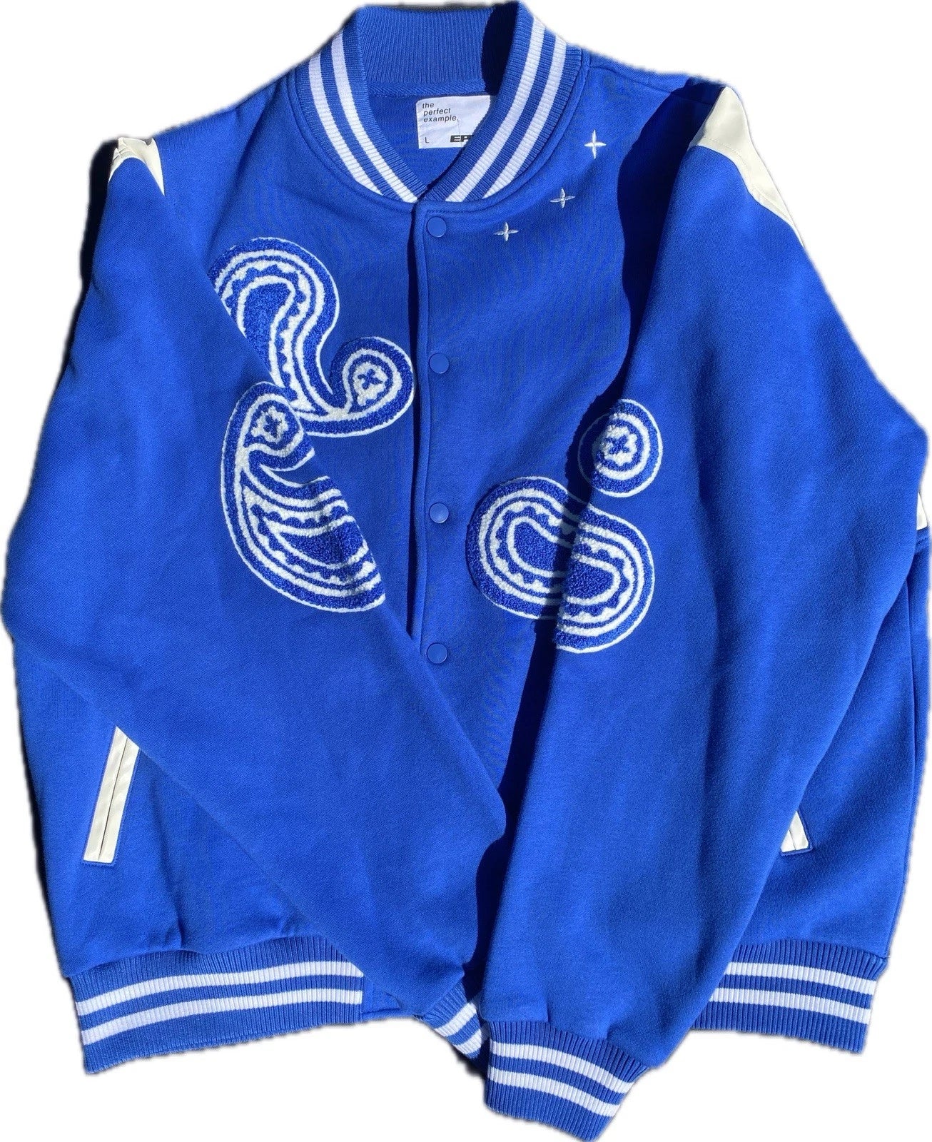 EPTM - bandana tapestry varsity jacket